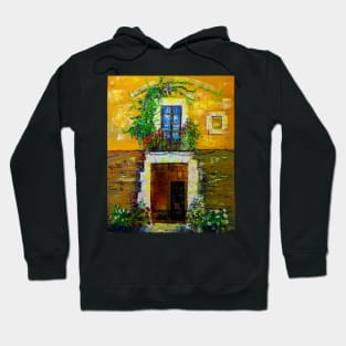 Old town. Opened door Hoodie